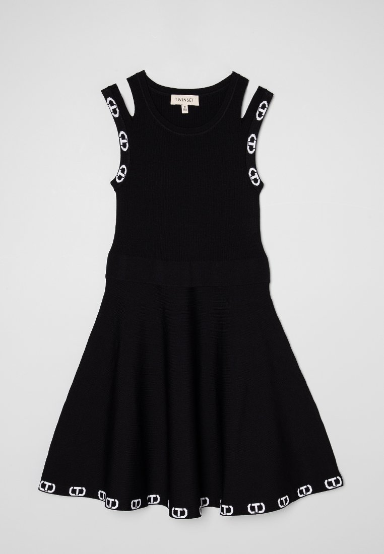 TWINSET Gebreide jurk zwart
