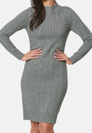 MADELEINE Robe fourreau - mottled grey