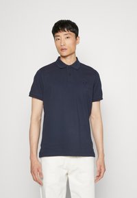 GANT - TONAL SHIELD RUGGER - Poloshirts - evening blue Miniaturebillede 1