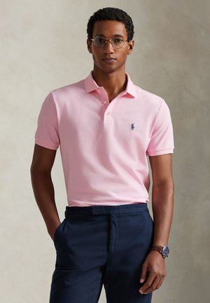 CUSTOM SLIM FIT STRETCH MESH POLO SHIRT - Πόλο - carmel pink