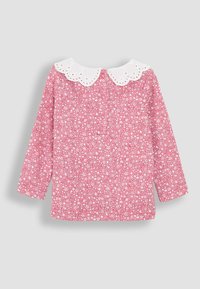 JoJo Maman Bébé FLORAL BRODERIE COLLAR - REGULAR FIT - Pusero - pink