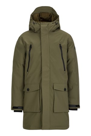 Wintermantel - dark olive