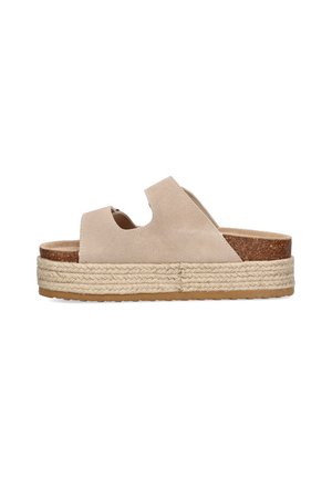 Luna Collection, Mules de tacón - beige