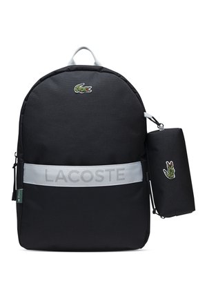 Lacoste PENCIL CASE UNISEX - Cartable d'école - noir