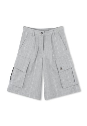 Pantaloni cargo - gris clair chine