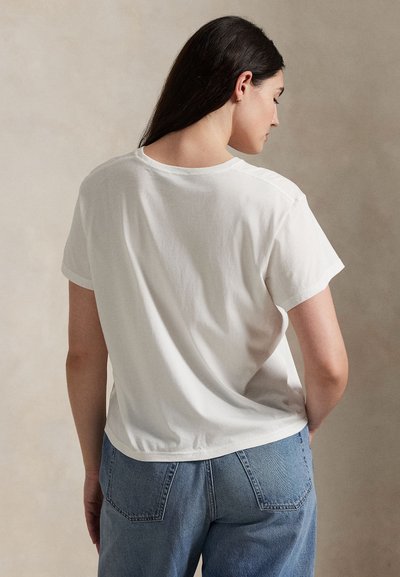 Polo Ralph Lauren CLASSIC SHRUNKEN FIT JERSEY TEE - T-shirt basic - white