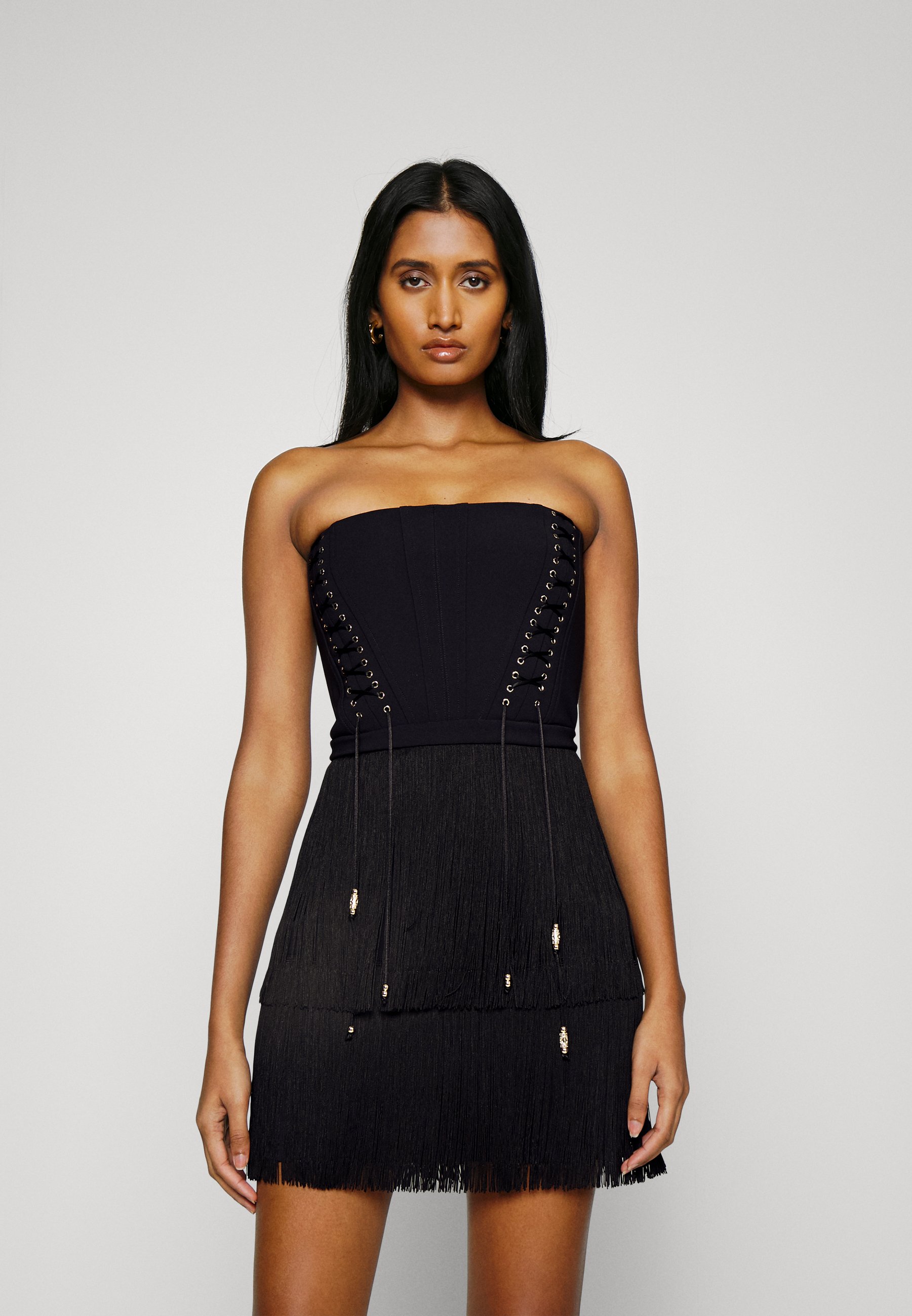 Abito Elisabetta Elisabetta Franchi Gonna Con Frange ELISABETTA