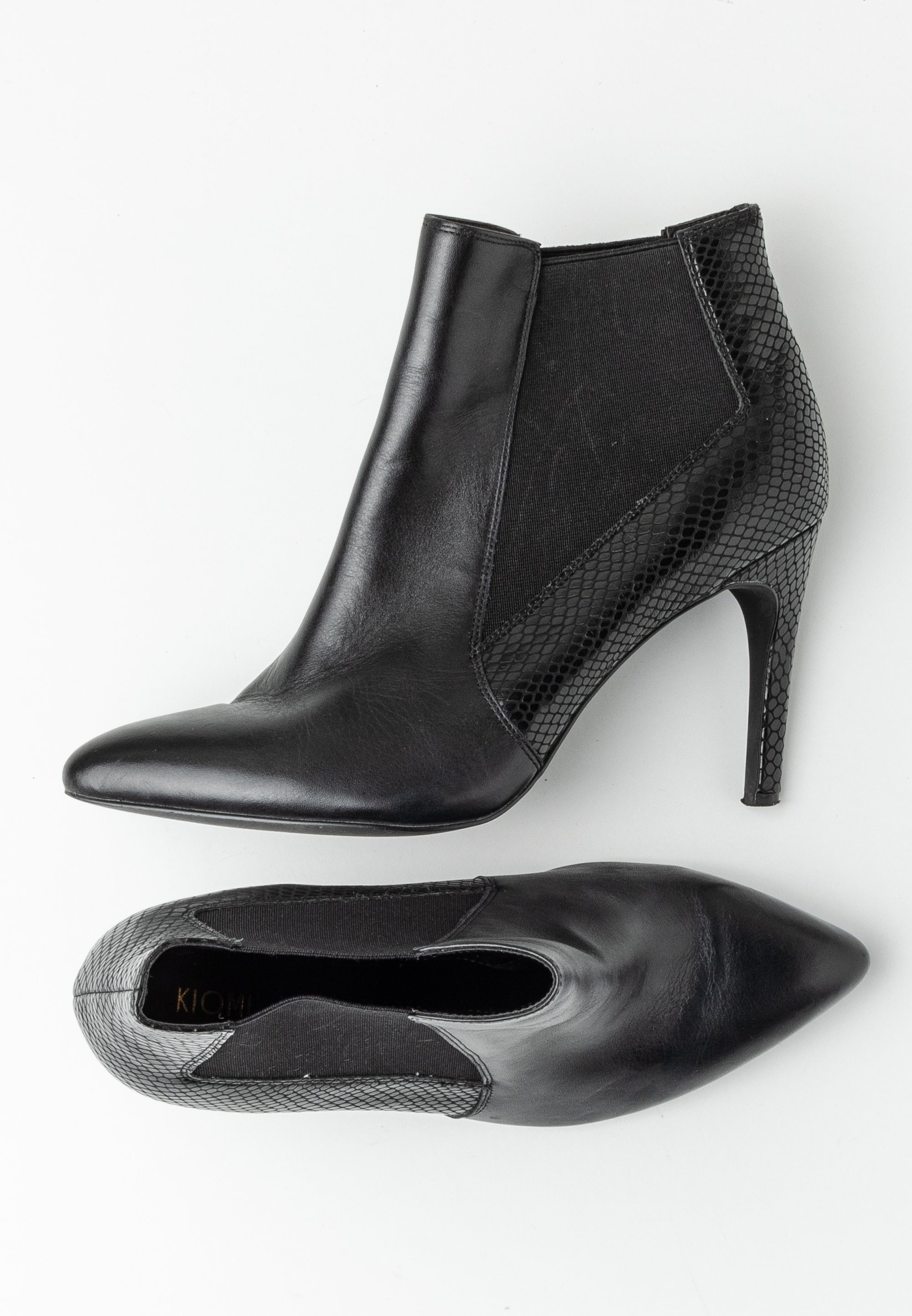 Kiomi Keilstiefel Black Kiomi Shoes