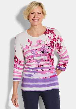 PULLOVER PFLEGELEICHTER - Strickpullover - rosé patterned