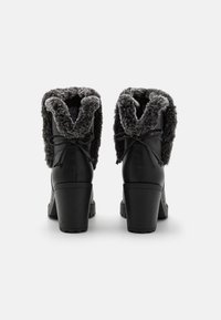 Anna Field Wide Fit Botines con plataforma - black