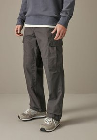 Next RELAXED FIT RIPSTOP - Cargobukser - charcoal grey