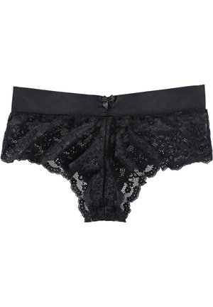 BONPRIX PANTY REIZVOLLE PANTY AUS EDLER SPITZE - Culotte - black