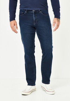 PIPE MIT KOMFORT - Slim fit jeans - blue   black used