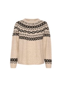 CHERRIE - Neule - ancient scroll jaquard