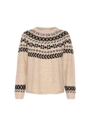 Cream CHERRIE - Trui - ancient scroll jaquard