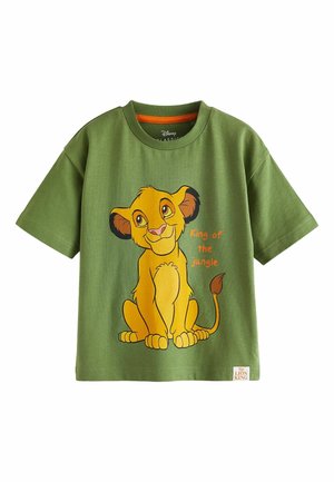 SIMBA LION KING SHORT SLEEVE - REGULAR FIT - Tricou cu imprimeu - green
