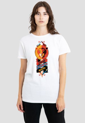 Cotton Soul, HARRY POTTER GRYFFINDOR TRAITS - T-Shirt print - white