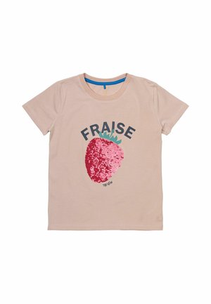 Print T-shirt - adobe rose