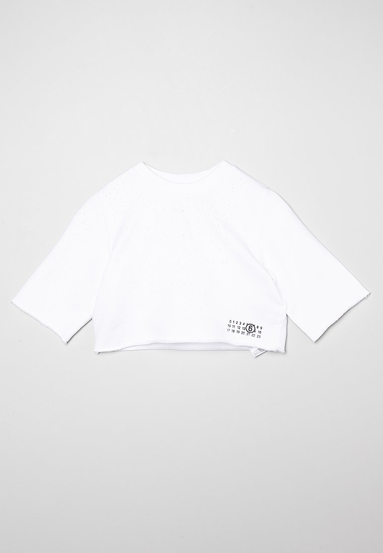MM6 Maison Margiela Sweater wit MM6 Maison Margiela Sweater wit