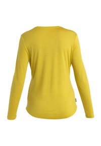 icebreaker LIGHT WEIGHT COOL-LITE SPHERE - Pitkähihainen paita - MEDIUM YELLOW