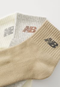 New Balance EVERYDAY ANKLE SOCKS UNISEX 6 PACK - Chaussettes - beige/brown