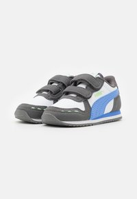 Puma CABANA RACER 20 UNISEX - Zapatillas - cool dark gray/blue skies/white/pure green
