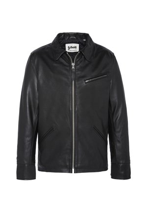 DROIT - Veste en cuir - black
