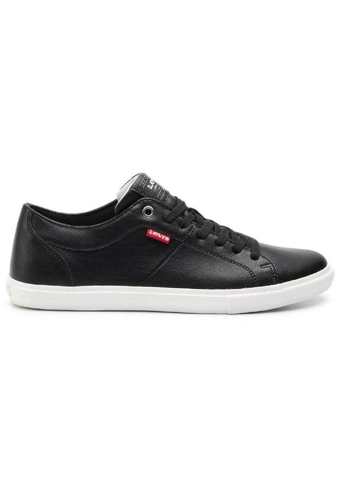 levis shoes black