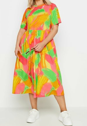 Freizeitkleid - orange