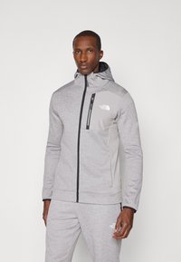The North Face MOUNTAIN ATHLETICS FULL ZIP  - Sweater met rits - pale grey heather/meld grey