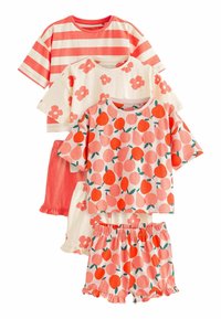 Next - 3 PACK  REGULAR FIT - Pyjama - red cream floral  stripe Miniatuurafbeelding 1