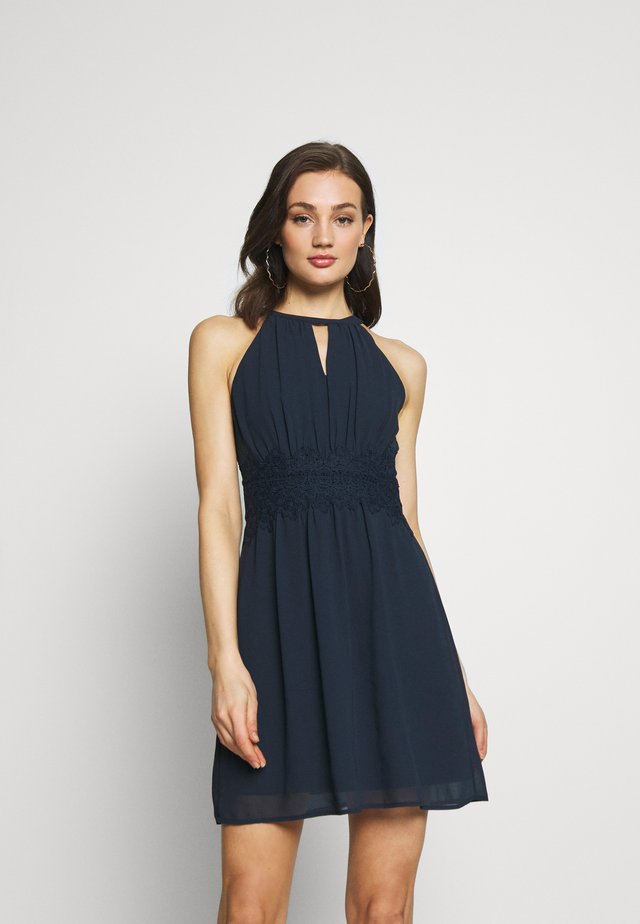 VIMILINA HALTERNECK DRESS - Cocktailkleid/festliches Kleid - total eclipse