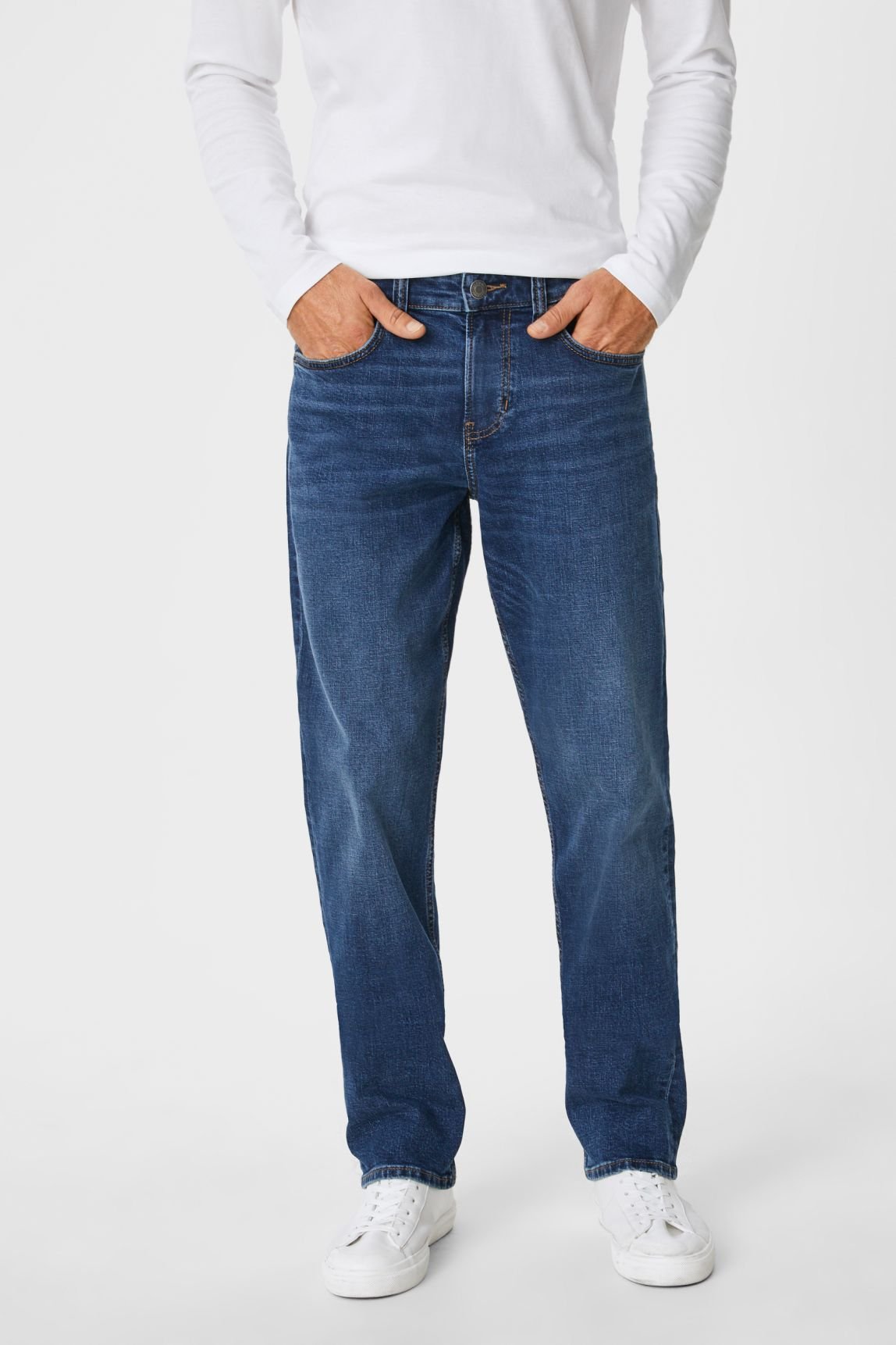 C\u0026A Straight leg jeans - denim blue 
