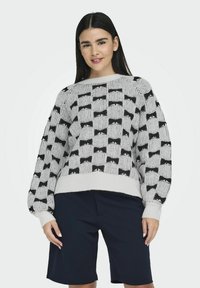 ONLY ONLCLARA  - Stickad tröja - cloud dancer