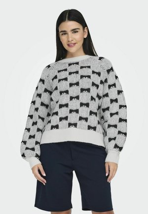 ONLCLARA  - Strikkegenser - cloud dancer