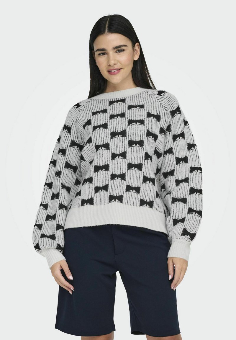 ONLY ONLCLARA  - Stickad tröja - cloud dancer