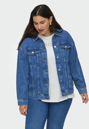 CAROCEAN - Veste en jean - dark blue denim