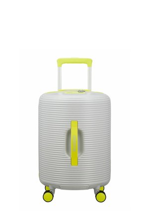Valise à roulettes - light grey/lime