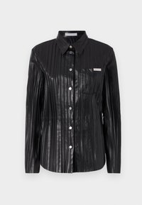 PLEATED - Gombos blúz - black