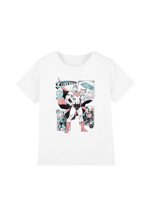 Warner Brothers, SUPERMAN COMIC PANELS UNISEX - Print T-shirt - white