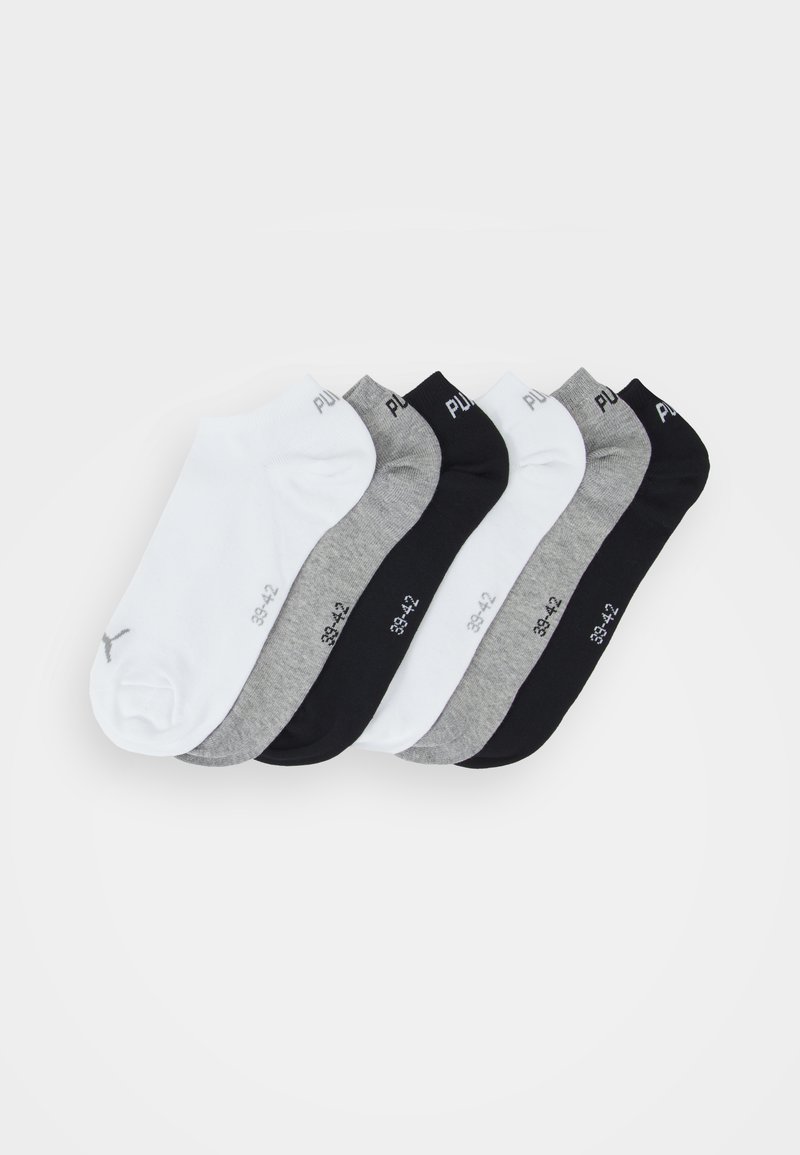 Puma UNISEX SNEAKER PLAIN 6 PACK - Spordisokid - black/grey