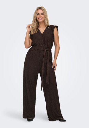 ONLY Carmakoma JUMPSUIT CARREINA JUMPSUIT - Salopetă - chocolate martini