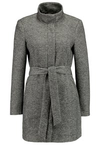 Vero Moda Abrigo corto - mottled dark grey