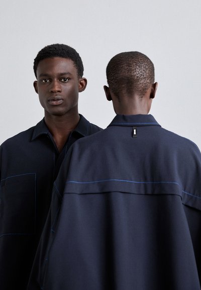 Sunnei MEGA OVER SHIRT UNISEX - Chemisier - dark blue