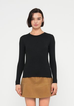 JDYSENTA O NECK - T-shirt à manches longues - black