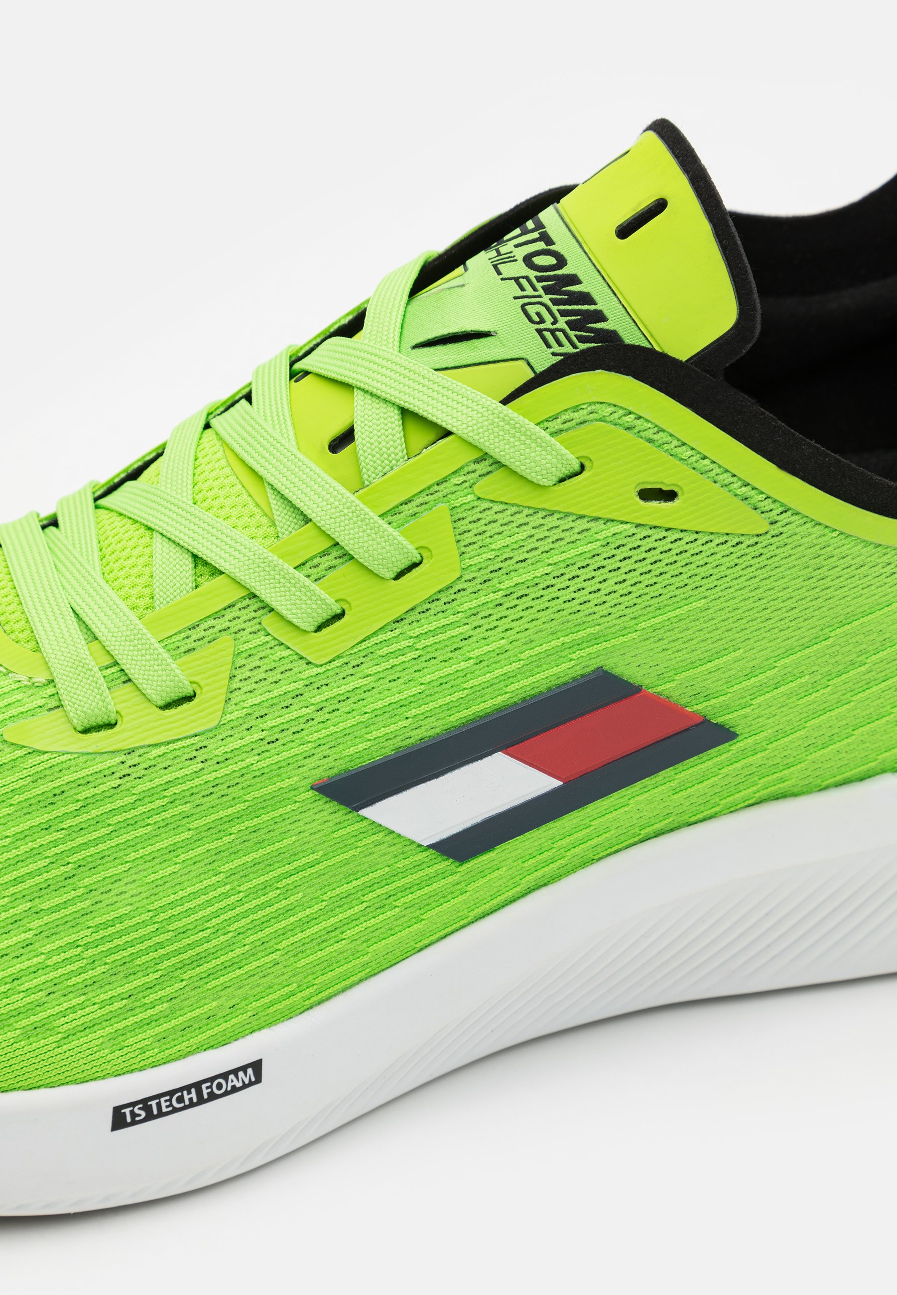neon green tommy hilfiger shoes