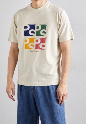 T-shirt con stampa - off-white