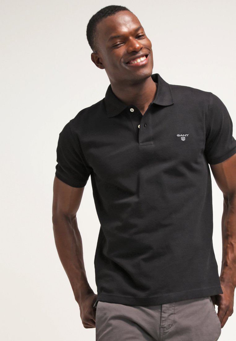 gant black polo