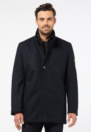 MIT DOPPELKRAGEN-OPTIK - Kort kappa / rock - dark blue