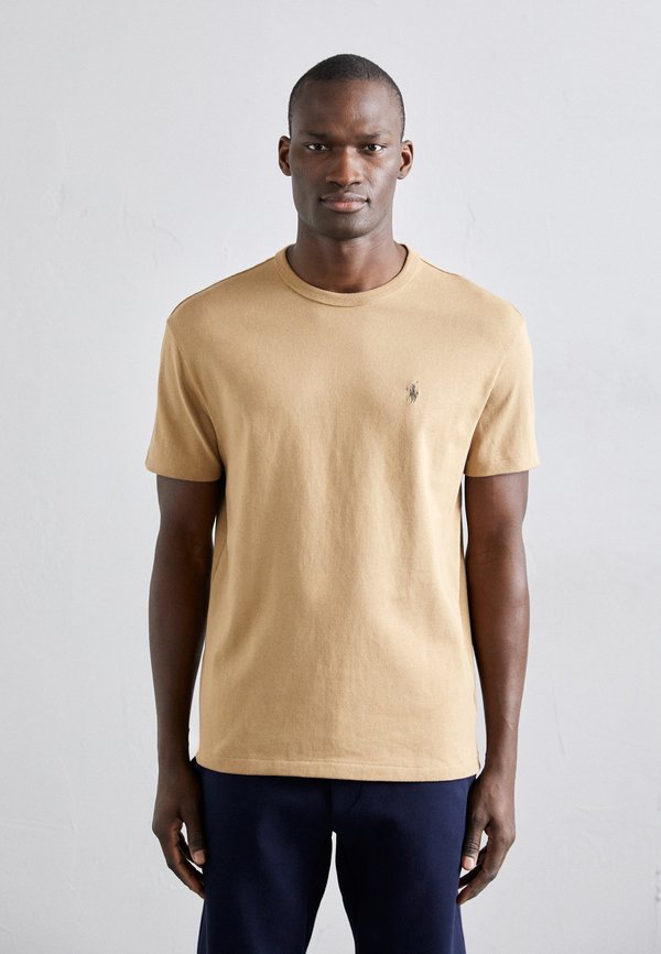CLASSIC FIT HEAVYWEIGHT JERSEY T-SHIRT - Basic T-shirt - camel